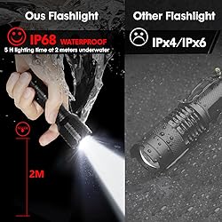 Roxicosly 2 Pack Rechargeable LED