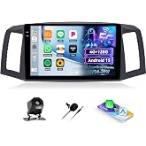 [4G+128G] Car Radio for Jeep Grand Cherokee 2004-2007 with Wireless CarPlay Android Auto,10.1" Touchscreen Android 15 Car Stereo with Mirror Link WiFi GPS,BT,FM/RDS SWC EQ+Backup Camera