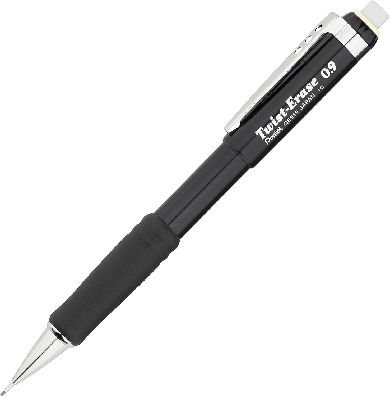 Pentel Twist-Erase III Automatic Pencil with 2 Eraser Refills, 0.9mm, Assorted Barrels, 2 Pack (QE519BP2-K6) : Mechanical Pencils : Office Products