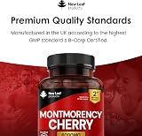 New Leaf Montmorency Cherry 6000mg 120 Vegan Capsules High Potency view 5