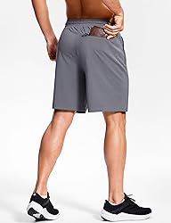 Men's Workout Shorts with Zipper Pockets 7 Inch
