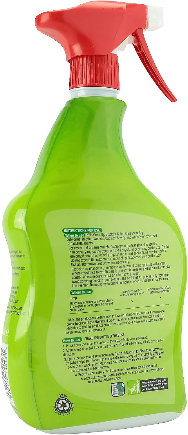 Toprose Bug Killer, Ready to Use 1 L - Image 4
