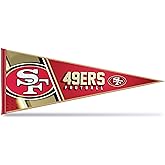 Rico Industries NFL Football Primary 12" x 30" Felt Wall Décor Pennant - Great for Home/Bed Room/Man Cave Décor