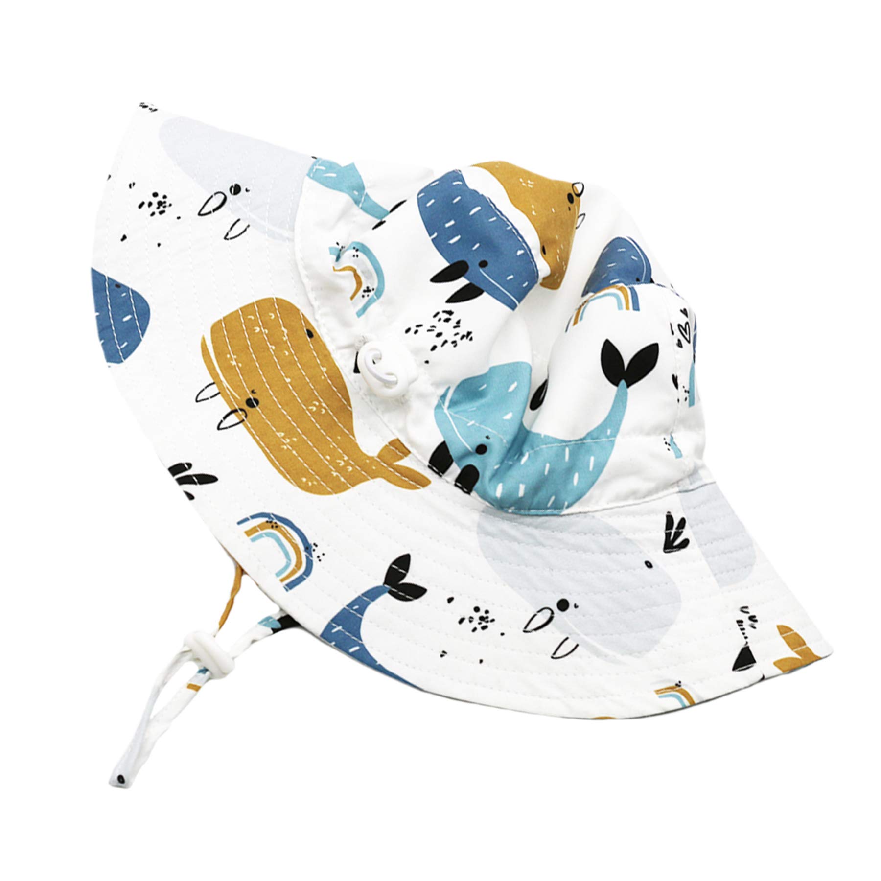 Olreco Baby Sun Hat Baby Boy Hats Toddler Hat UPF 50+ Bucket Hat for Baby Girls Infant Beach Hat with Wide Brim Kids Caps