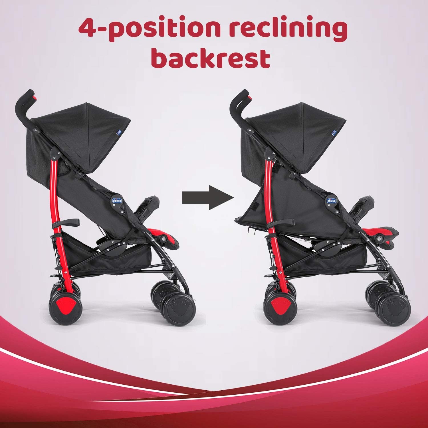 chicco echo stroller with bumper bar