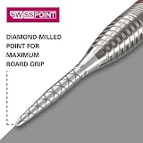 Target Darts Swiss Point Storm Diamond Points 3 Pack 35mm Silver SP view 3