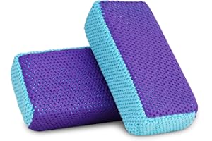 WEST HORSE Clay Bar Scrubber 2-Pack, Auto Detailing Synthetic Clay for Car Wash Scrubbing and Claying, Car Paint Prep and Gla