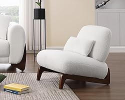 Morden Fort 2 Piece Cloud Couch Set, Modern Sherpa