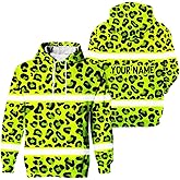 HiVis Custom Color US Flag High Visibility Hoodie for Men Women Reflective Tapes Safety Workwear for Worker Runner Patriotic