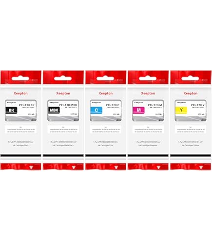 Amazon.com: Canon TM-250, TM-350, TM-355 300ml Ink Tank Set PFI