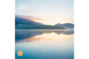 BRIGHT DAY CALENDARS 2024 Zen Monthly Wall Calendar by Bright Day, 12 x 12 Inch meditation yoga spiritual gift