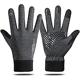 SDFCJQ Winter Thermal Gloves for Women Men,Warm Touchscreen Windproof Cold Weather Running Glove for Cycling Biking Riding Driving Hiking Walking