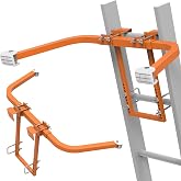 Ladder Stabilizer,Extended Ladder Stabilizer Accessory for Roof Gutter＆Wall,Ladder Stand-Off 400 lbs Heavy Duty Steel Wing Span/Wall Ladder Standoff with Non-Slip Rubber Bottom Pad