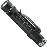 Maglite MAG-TAC Rechargeable LED Flashlight &ndash; Plain Head, High-Performance Tactical Light &ndash; Black