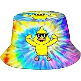 Funny Duck Bucket Hat Fisherman Hat Beach Travel Sun Hat Outdoor Cap for Unisex Men Women