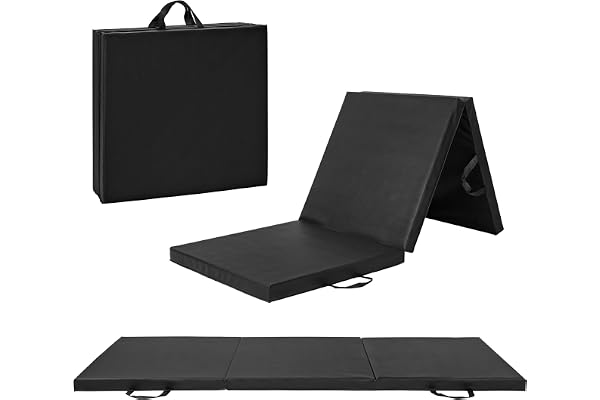 CAP Barbell Folding Anti-Tear Exercise & Gymnastics Balance Mat – Multi-Purpose Fitness, Aerobics, & Training | Multiple Opti