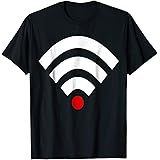 Dead Low Battery & No Wifi Couples Costumes ShirtBad Wifi Signal Halloween Couples Costume Shirt