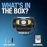 RING ULTRAINFLATE 10 Analogue Tyre Inflator with Wind-Up Power Cable view 2