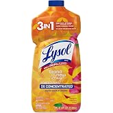 Lysol Power Clean Multi-Surface Cleaner, 2x Concentrated Pour, Mango &amp; Hibiscus, 28 Fl Oz