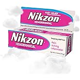 Nikzon Hemorrhoid Cream, Double Effect for Pain &amp; Swelling, 0.9 Oz, 1-Pack | Numbs Irritated Anorectal Area, Soothing &amp; Fast-Acting Formula, Dual-Action Treatment