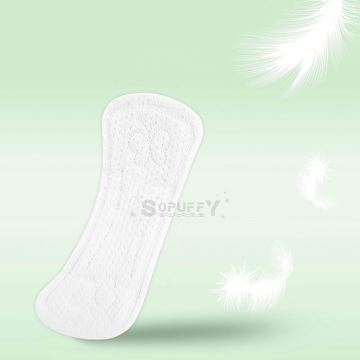 Sopuffy New Technology Fiber Panty Liner, Ultra Thin Sanitary Napkins, 20 Count (Pack of 1): Health & Personal Care