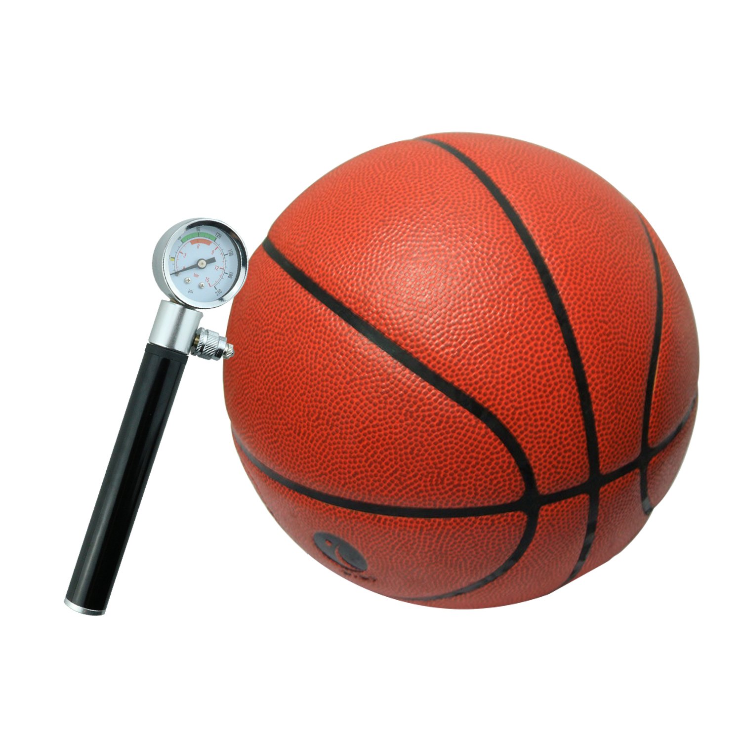 ACVCY Mini Bike Hand Pump, Aluminum Frame Portable and Lightweight Tire Pump Bonus with Bike Repair Kit Fit Presta & Schrader Valve High Pressure Cycle Pump & Glueless Emergency Puncture Kit