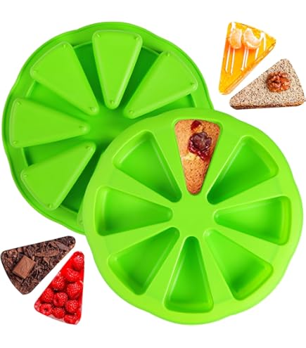 Meiyouju 2 Pcs Cookie Cake Pans,Oreo Cookie Silicone Molds 7.4inch