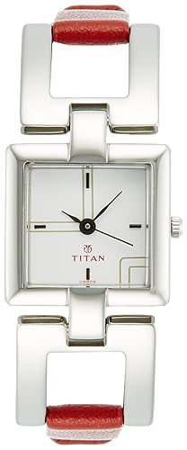 Youth Analog White Dial Womens Watch -NK2484SL01