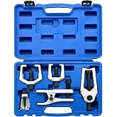 Acymner 5 in 1 Ball Joint Separator Kit,Pitman Arm Puller,Ball Joint Puller | Tie Rod End Tool Set, Ball Joint Separator, Splitter Removal Kit for Front End Service, Tie Rod Removal Tool