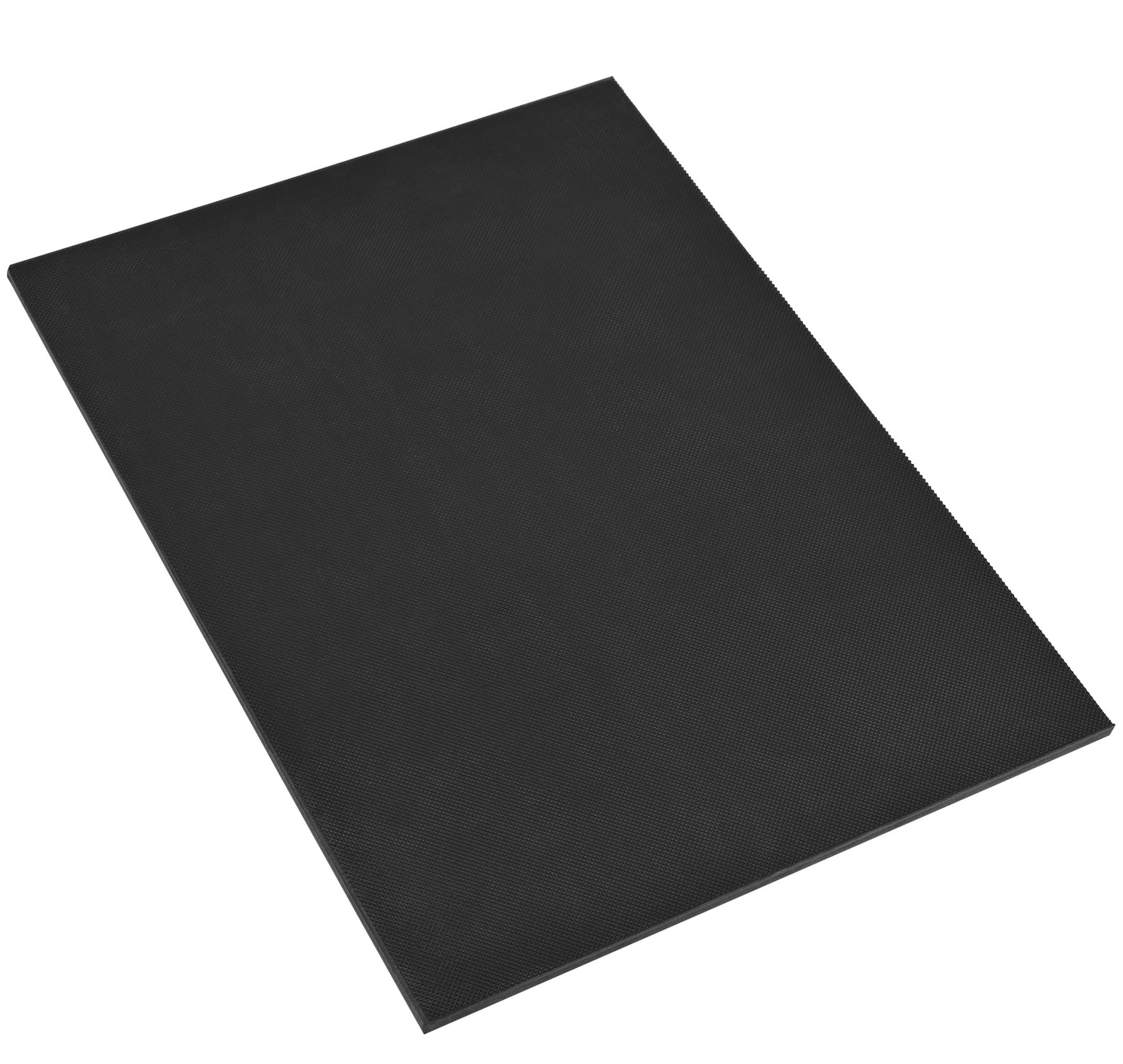 Photo 1 of Rubber Soling Sheet for Shoe Soles Repair Boot Heels Replacement, 1/4 Inch Thickness, Black