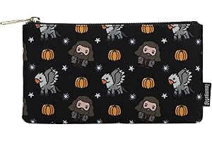 Loungefly Harry Potter Hagrid & Buckbeak AOP Chibi Nylon Pouch