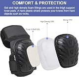 Preciva Work Knee Pads Heavy Duty Gel Foam Padding Anti-Slip Straps for view 3