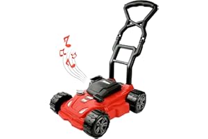 BELLOCHIDDO Kids Lawn Mower - Pretend Play Series Outdoor Push Toy with Light & Sound - Toddler Outdoor Toy, Tool for Kids, Preschool Gift for Boys and Girls