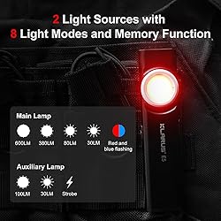 klarus E5 Pocket Flashlight, Rechargeable EDC