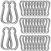 Carabiner Clips, Heavy Duty Spring Snap Hook, Quick Links Keychain Hook for Outdoor Camping, Swing Hammock, Gym