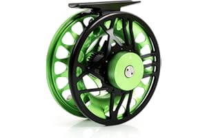 Maxcatch TimeFly 5/6/7/8wt Fly Reel CNC Machined Cut Aluminum Teflon Disc Drag System Fly Fishing Reel