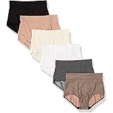 Warner's womens Blissful Benefits Dig-free Comfort Waistband Microfiber Brief 6-pack Rs9046w