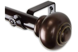 Rod Desyne 1" Rotunda Curtain Rod, 160-240", Bronze