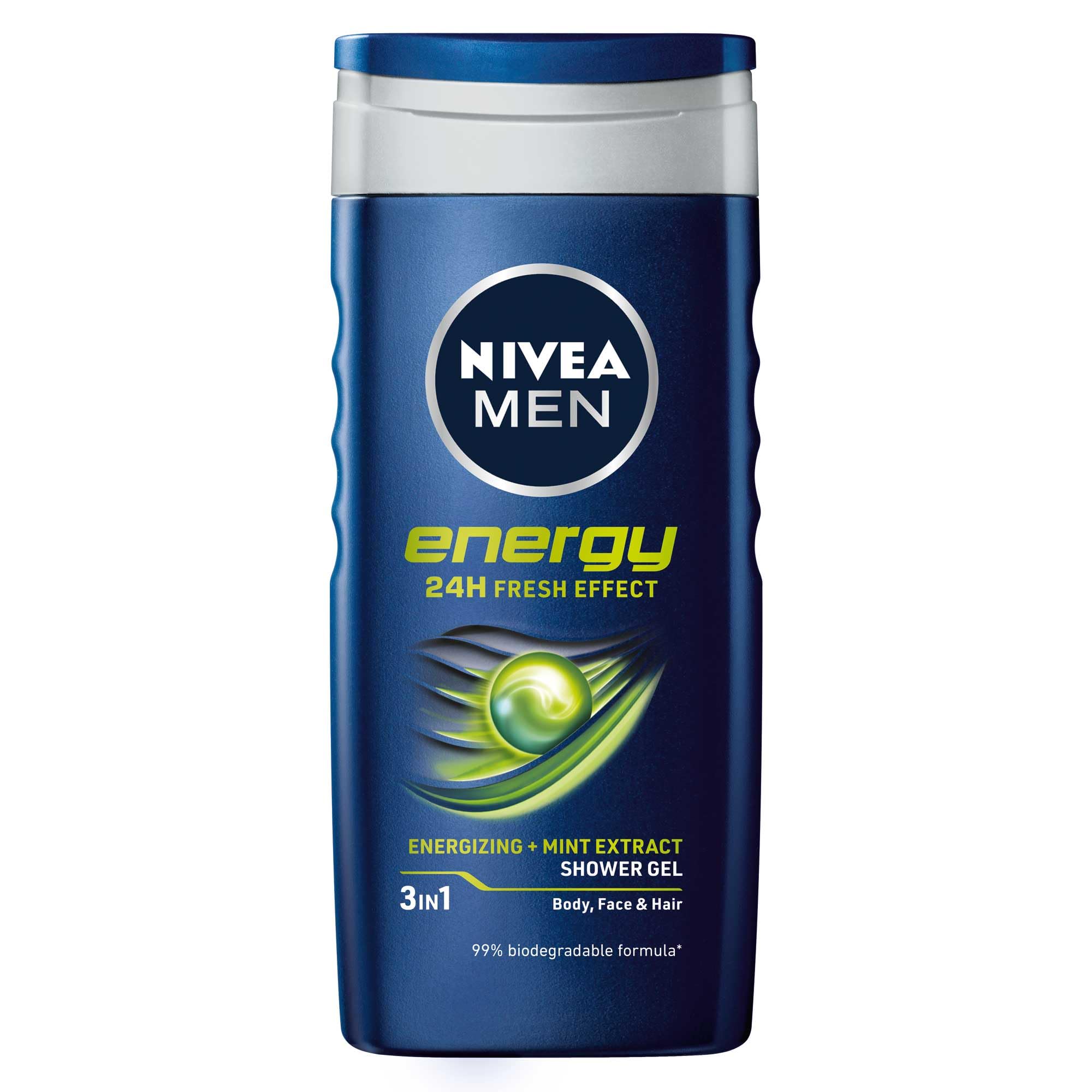6 x NIVEA FOR MEN® Energy Shower Gel 250ml