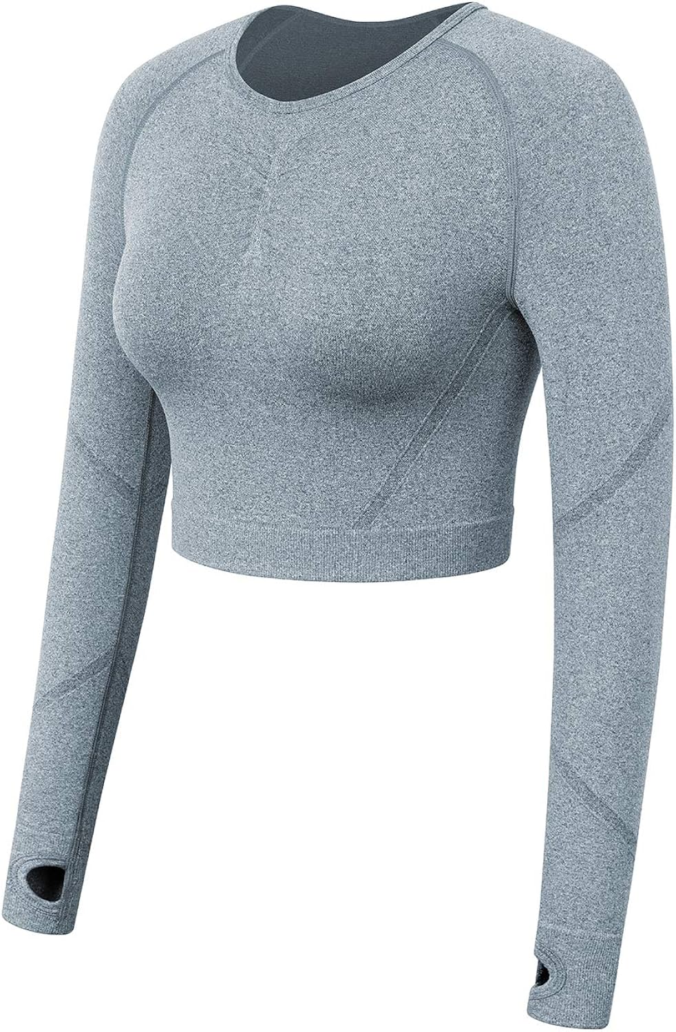 COMFREE Women Gym Workout Yoga Crop Tops Long