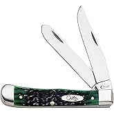 Case XX WR Pocket Knife Trapper Kentucky Bluegrass Jig Bone Item #22760 - (6254 SS) - Length Closed: 4 1/8 Inches