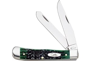 Case XX WR Pocket Knife Trapper Kentucky Bluegrass Jig Bone Item #22760 - (6254 SS) - Length Closed: 4 1/8 Inches