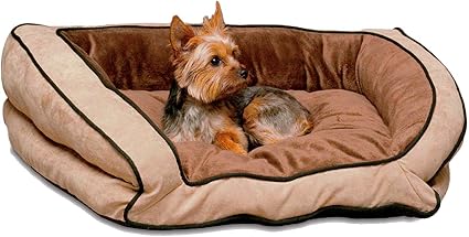 Amazon Com K H Pet Products Bolster Couch Pet Bed Large Mocha