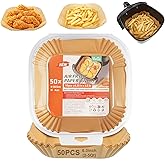 Air Fryer Liners, 6.3 Inch Air Fryer Parchment Paper Liners, Heat Resistant &amp; Pre-Cut for Easy Clean, Fits 2-5Qt Air Fryer Baskets (6.3inch-50pcs)