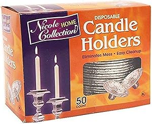 Nicole Home Collection Aluminum Candle Holders | Pack of 50