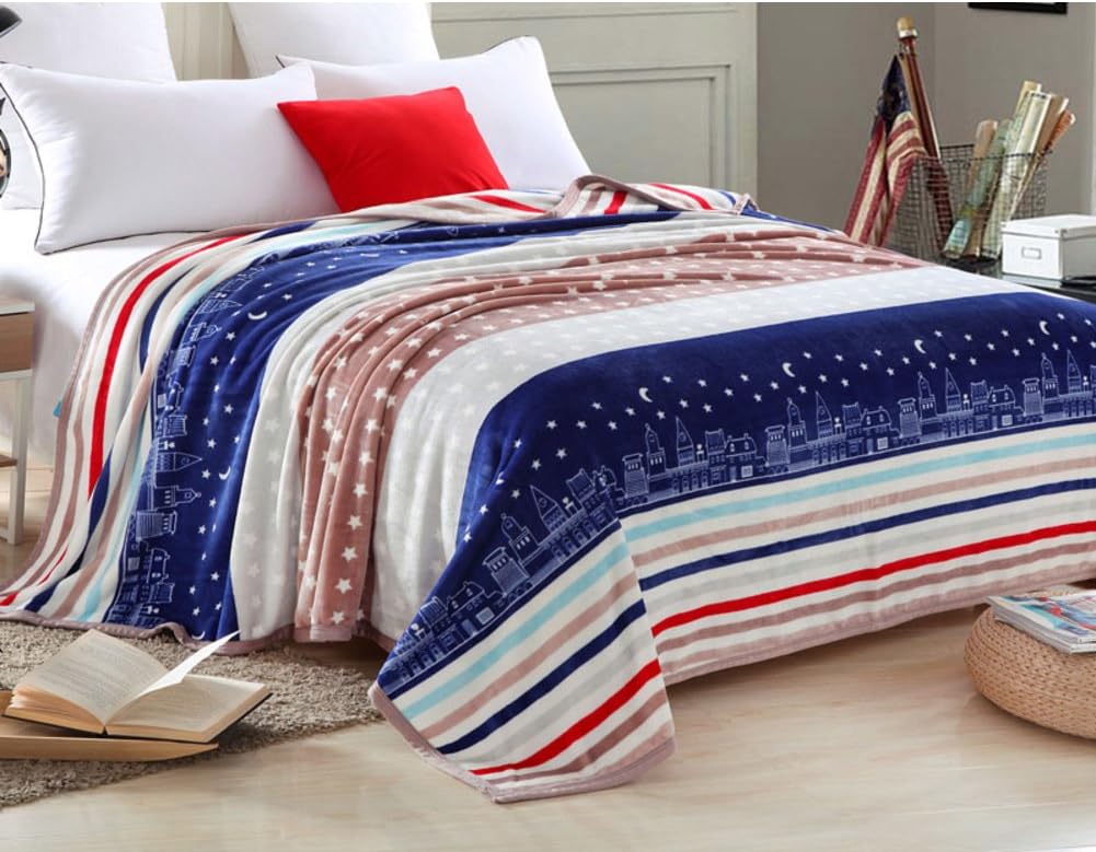 JYGFBSJAVO air conditioner blanket/coral fleece blanket/thicken blanket/blanket sheets/towel blanket/napping blankets-B 120x200cm(47x79inch)
