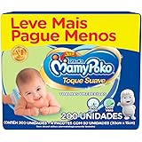 Lenço Infantil Mamypoko Com 200 Toque Suave, MAMYPOKO, Branco, 200 Unidades