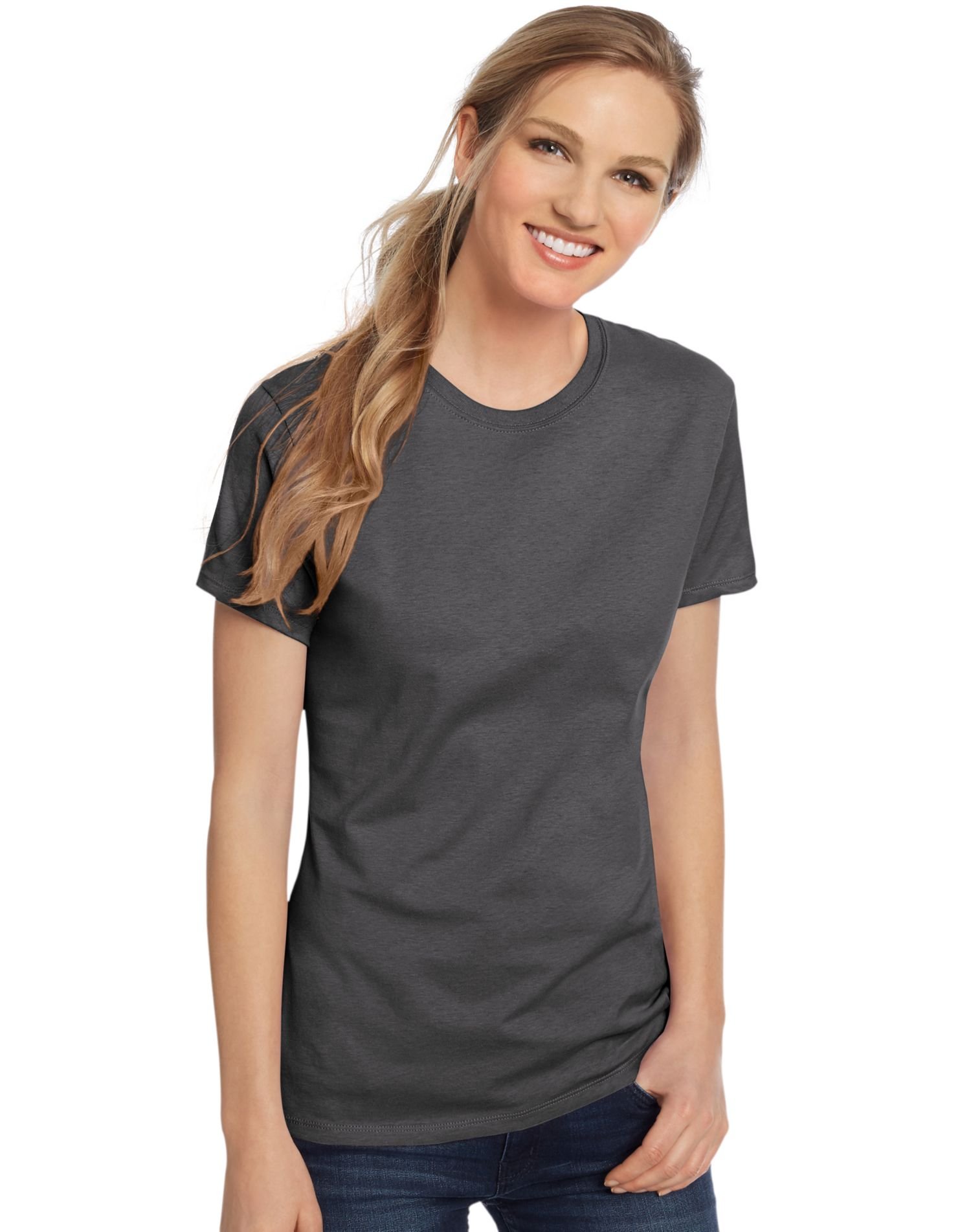 Hanes Women's Nano-T T-Shirt_Smoke Grey_3XL