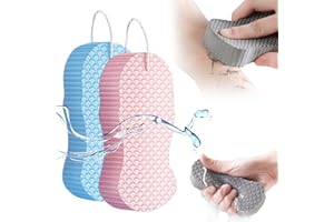 2026 New Magic Exfoliating Bath Sponge, Upgrade 3D Super Soft Exfoliating Bath Sponge Skin Friendly Reusable, Super Soft Exfo