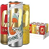 OMNI Energy Drink Variety Pack (Brassberry, Florida, Kesar Mango) 12oz (Pack of 12) | Clean Caffeine, B Vitamins | Sugar Free, Low Calorie Energy Drink for All-Day Vitality.